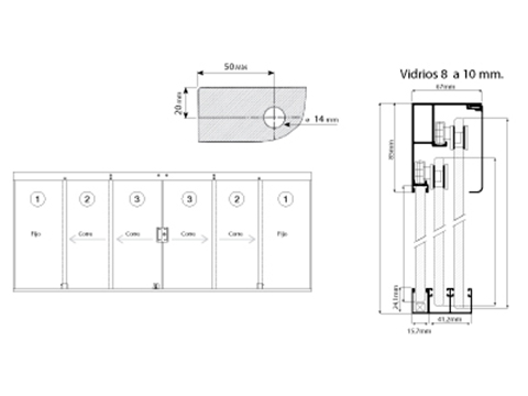 Cerramiento para plegable